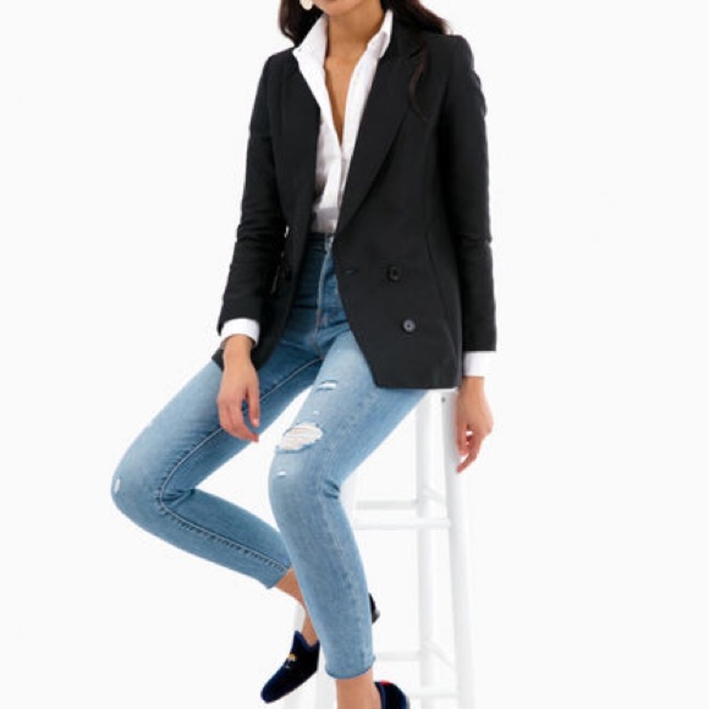 Blaque Label-satin tuxedo jacket